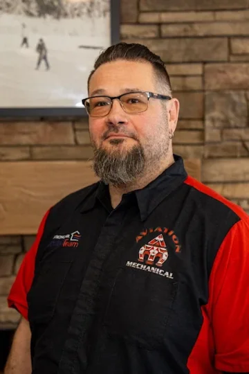 Derek Zimmerman of Aviation Mechanical in Saskatoon