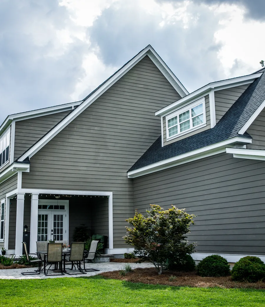 Exterior of a two-storey family home